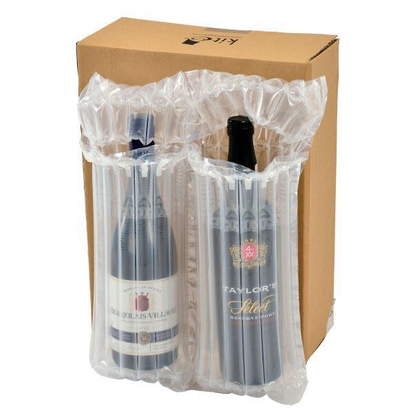 2 bottle wine air bag