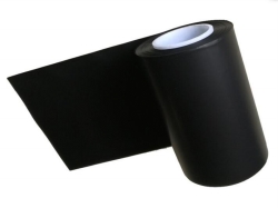 Plastic PE conductive carbon black film on roll