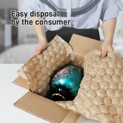Biodegradable Eco Friendly Paper air Bubble Cushion Wrap