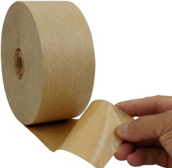 Custom Logo Printed Water Activated Reinforced Kraft Paper Tape